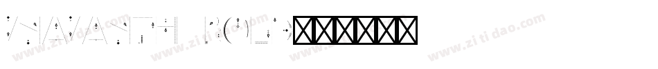 VNAvantH Bold字体转换